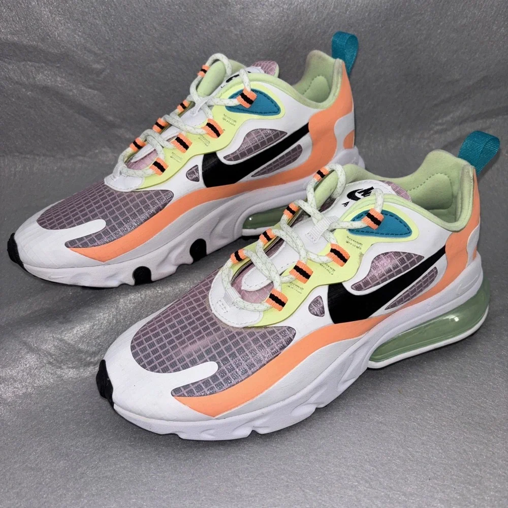 Nike Women's 5.5 Air Max 270 React SE Light Arctic Pink CJ0620-600 New Condition